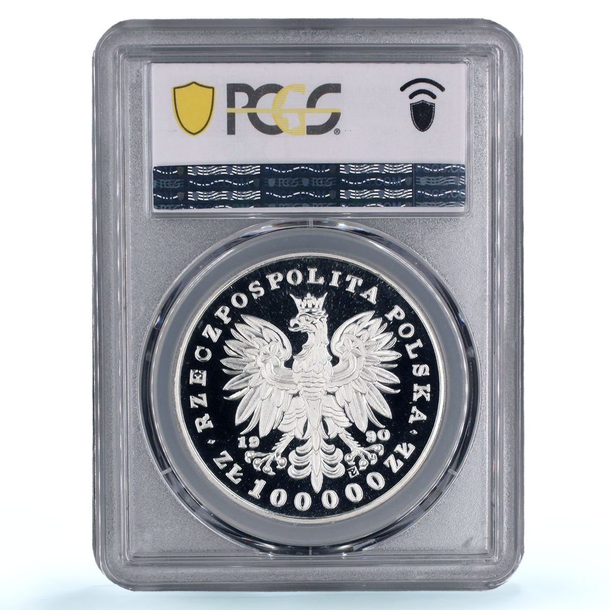 Poland 100 000 zlotych Frederic Chopin Music History PR67 PCGS silver coin 1990