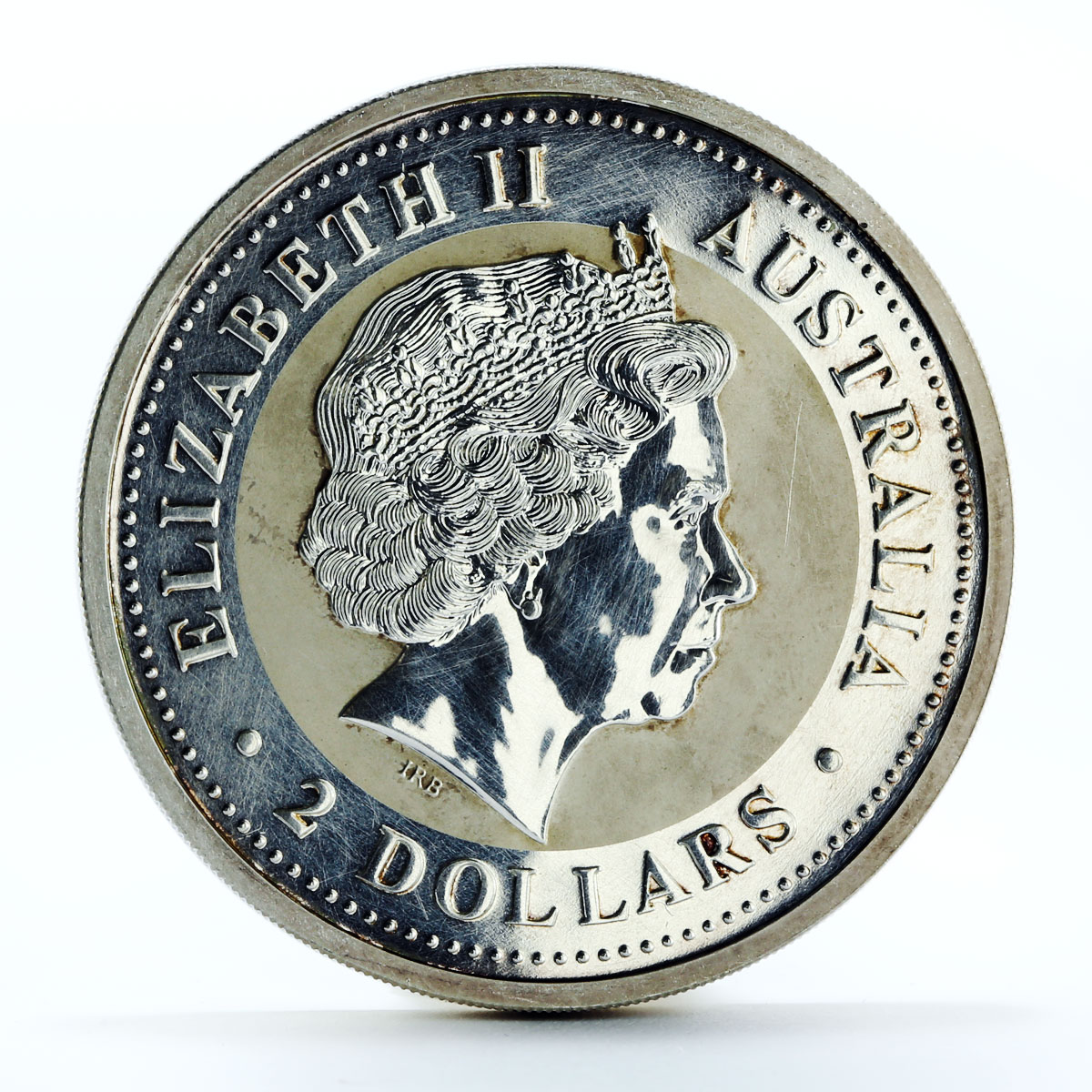Australia 2 dollars Year of the Goat Lunar Series I 2 oz silver coin 2003