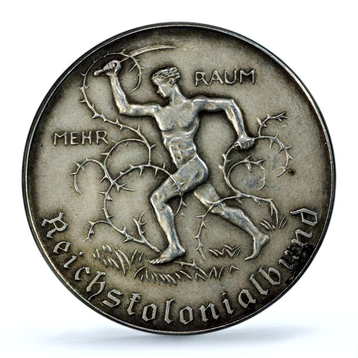 Germany Third Reich Reichskolonialbund History SP 63 PCGS silver medal 1933