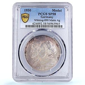 Germany Weimar Melanchthon Luther Augsburg History SP 58 PCGS silver medal 1930