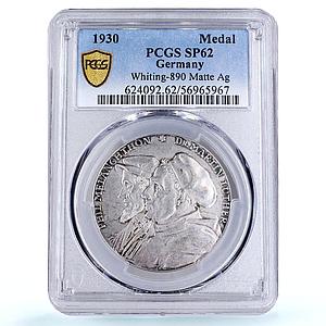 Germany Weimar Melanchthon Luther Augsburg History SP 62 PCGS silver medal 1930