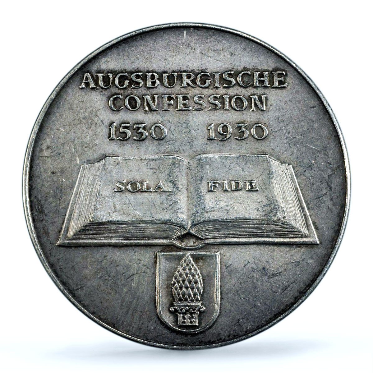 Germany Weimar Melanchthon Luther Augsburg History SP 62 PCGS silver medal 1930