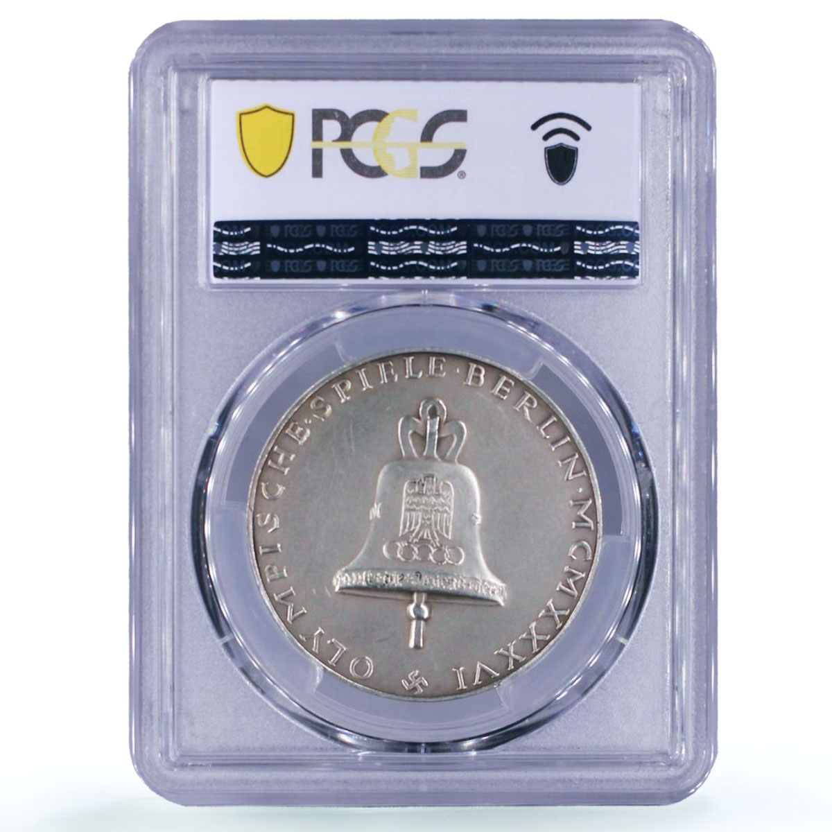 Germany Third Reich Olympiad Berlin Olympic Games SP 62 PCGS silver medal 1936