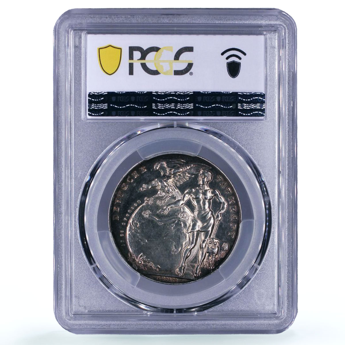 Germany Weimar Zeppelin Airship Atlantic Flight SP 63 PCGS silver medal 1924