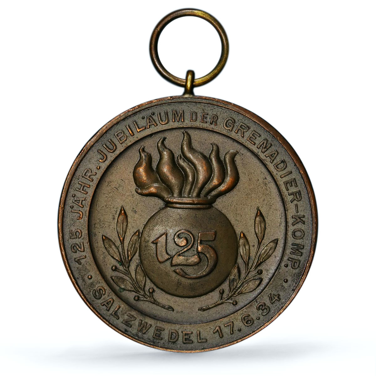Germany Third Reich Hitler Hindenburg Grenadier Salzwedel MS 65 PCGS medal 1934