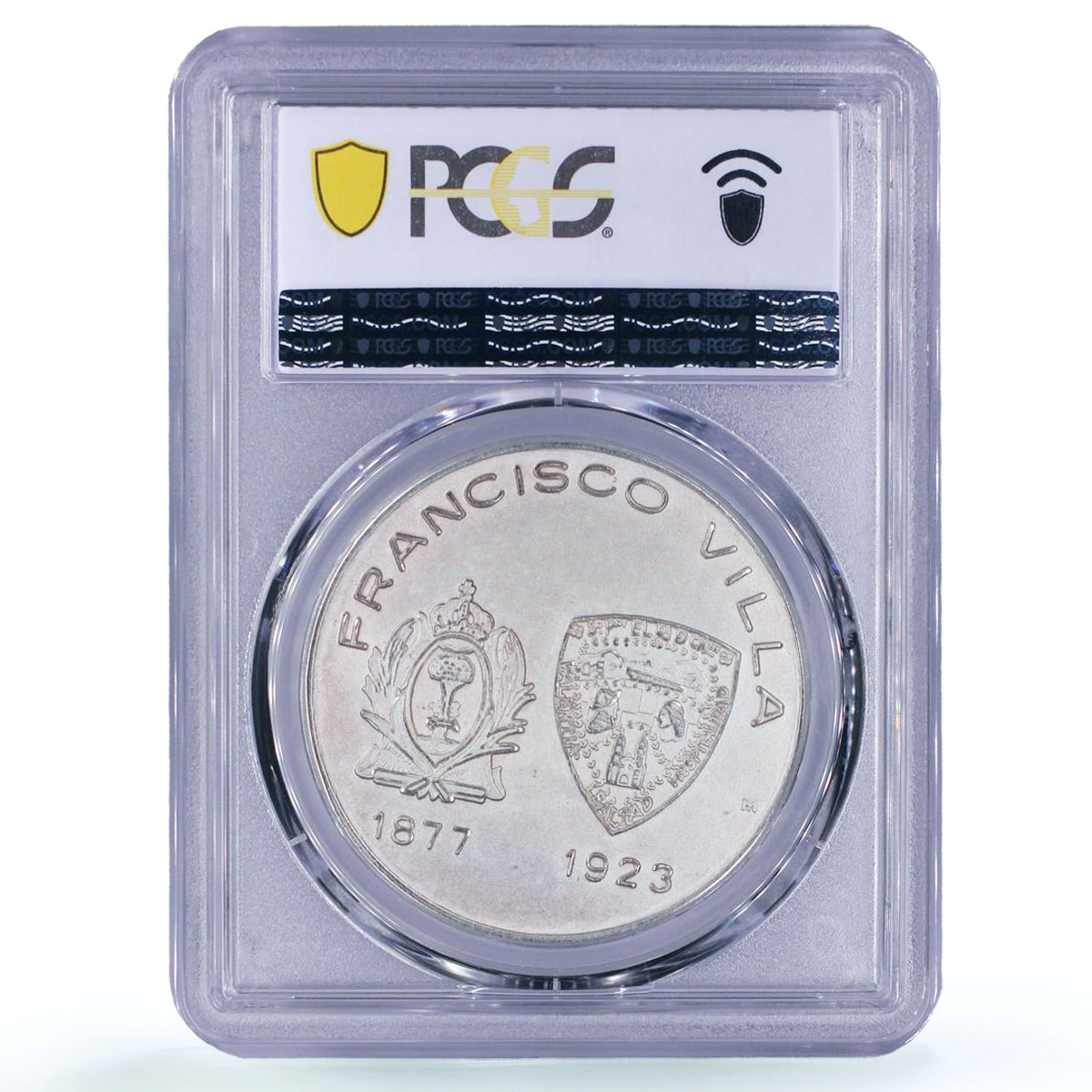 Mexico Francisco Villa Horseman History Politics SP 66 PCGS silver medal 1923