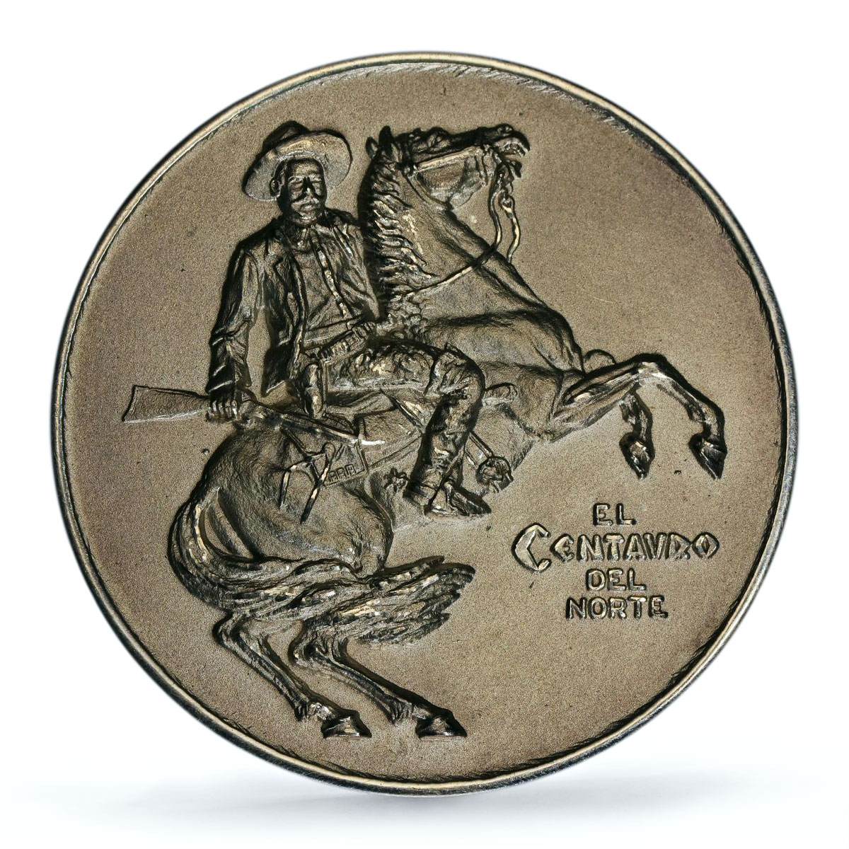 Mexico Francisco Villa Horseman History Politics SP 66 PCGS silver medal 1923