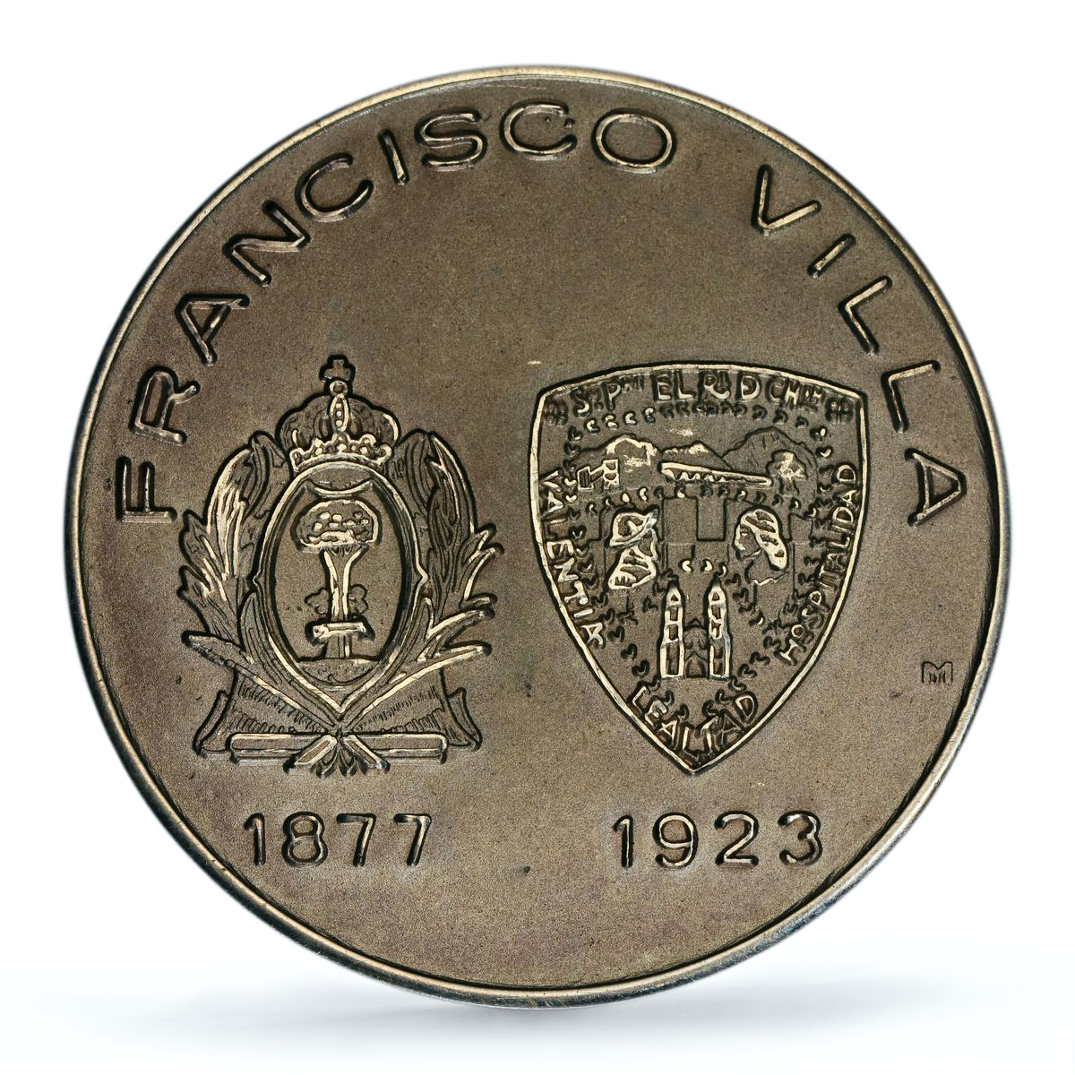 Mexico Francisco Villa Horseman History Politics SP 66 PCGS silver medal 1923