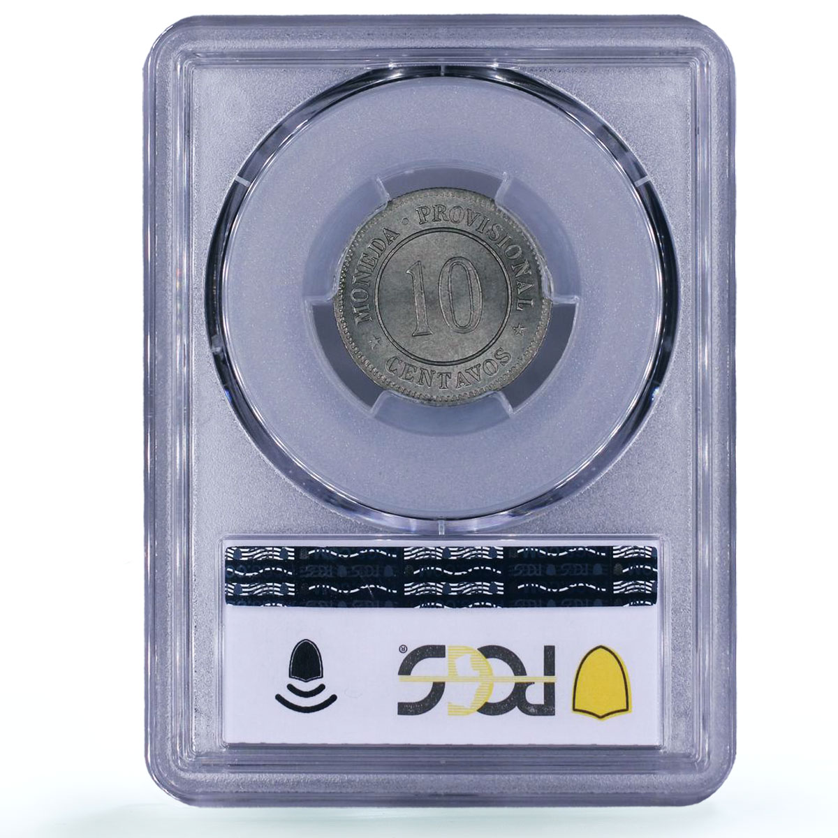Peru 10 centavos Republic Coinage Radiant Sun KM-198 MS 66 PCGS CuNi coin 1880