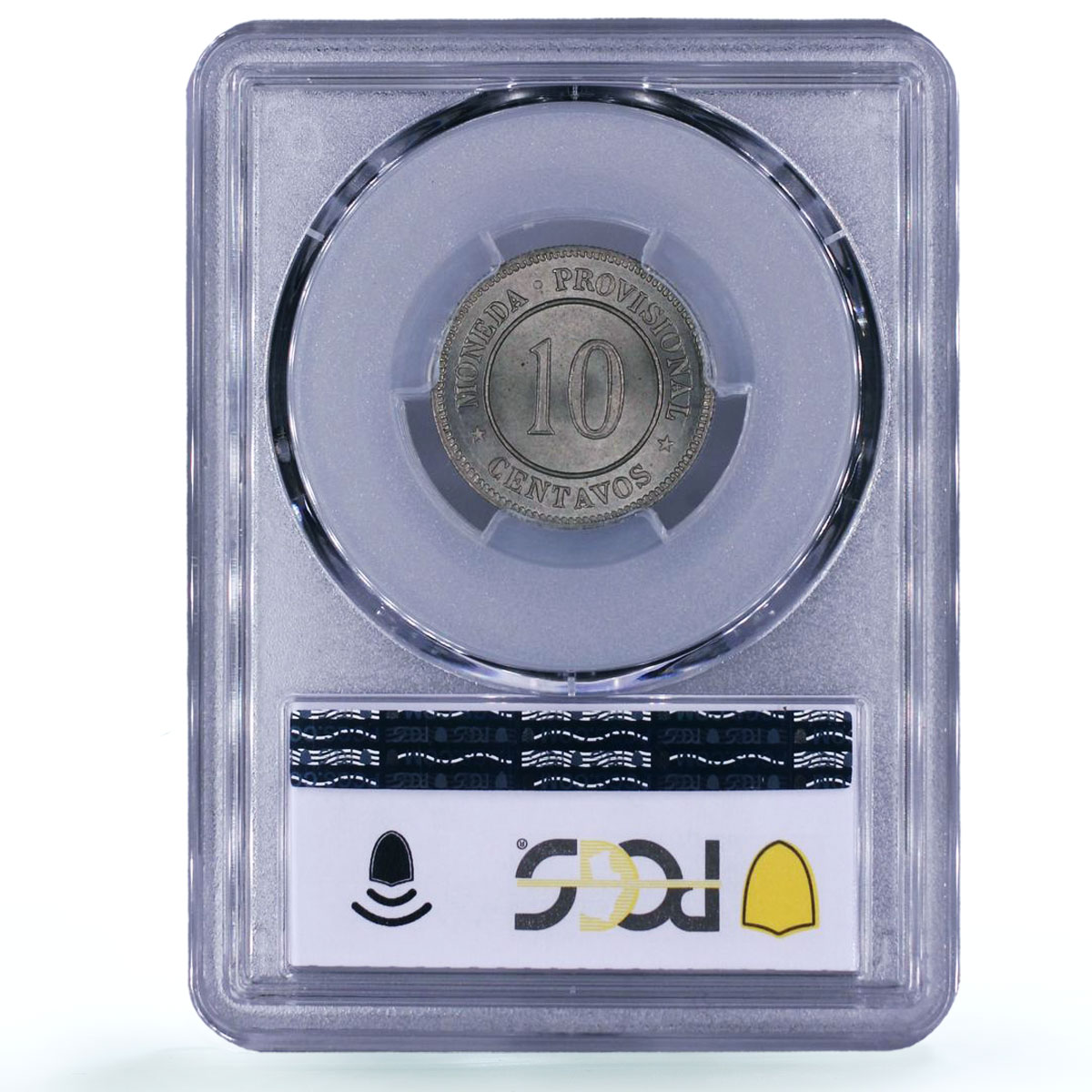 Peru 10 centavos Republic Coinage Radiant Sun KM-198 MS 64 PCGS CuNi coin 1880