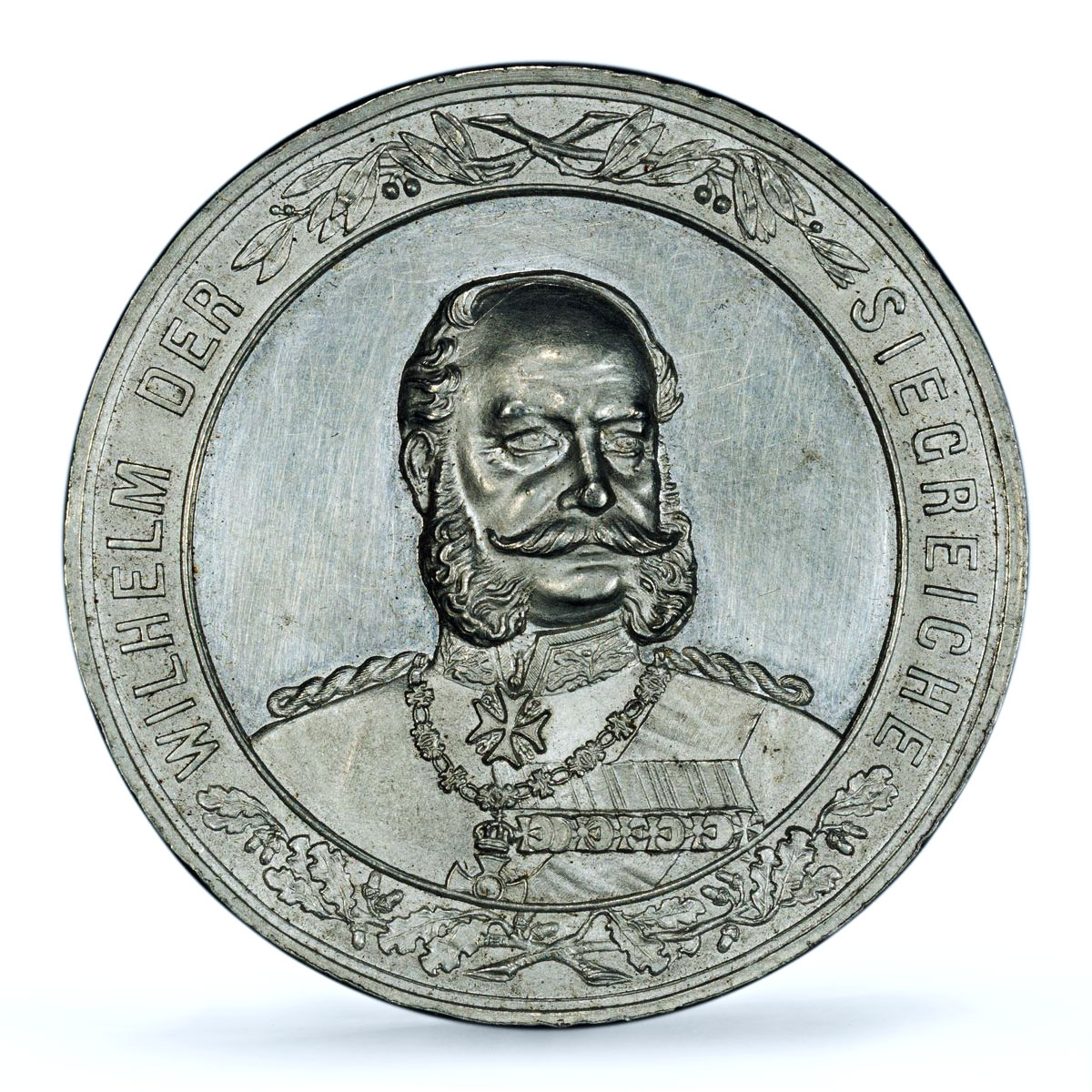 Germany Prussia Victory Over France Wilhelm I Double Head MS 61 PCGS medal 1870