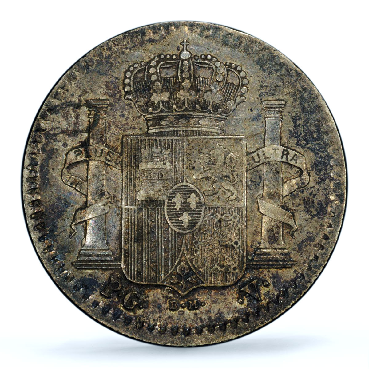 Puerto Rico Spanish 5 centavos Alfonso XIII KM-20 AU 53 PCGS silver coin 1896