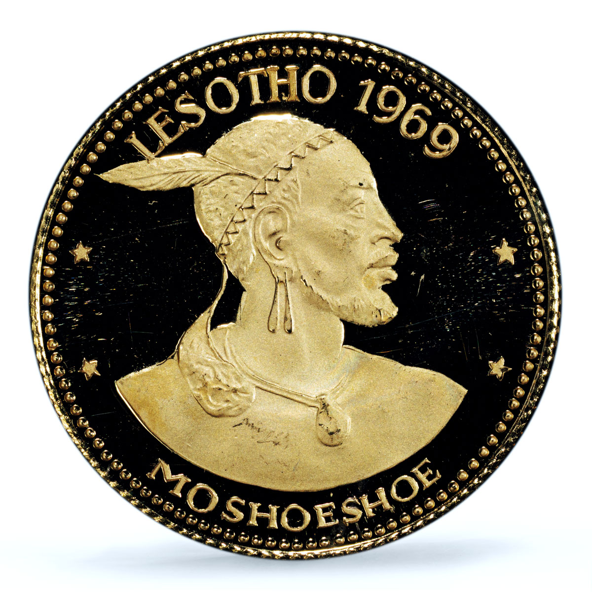 Lesotho 1 maloti FAO World Food Day Horse Equestrian PR 67 PCGS gold coin 1969