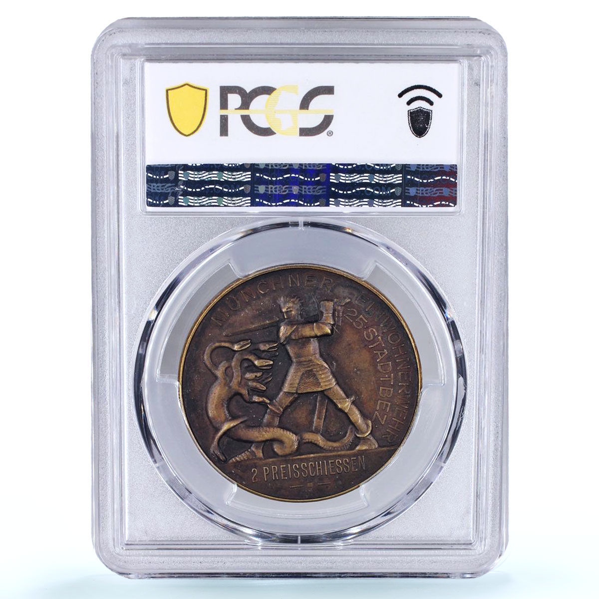 Germany Weimar Shooting 2nd Prize Munchen Munich MS 62 PCGS bronze medal 1920