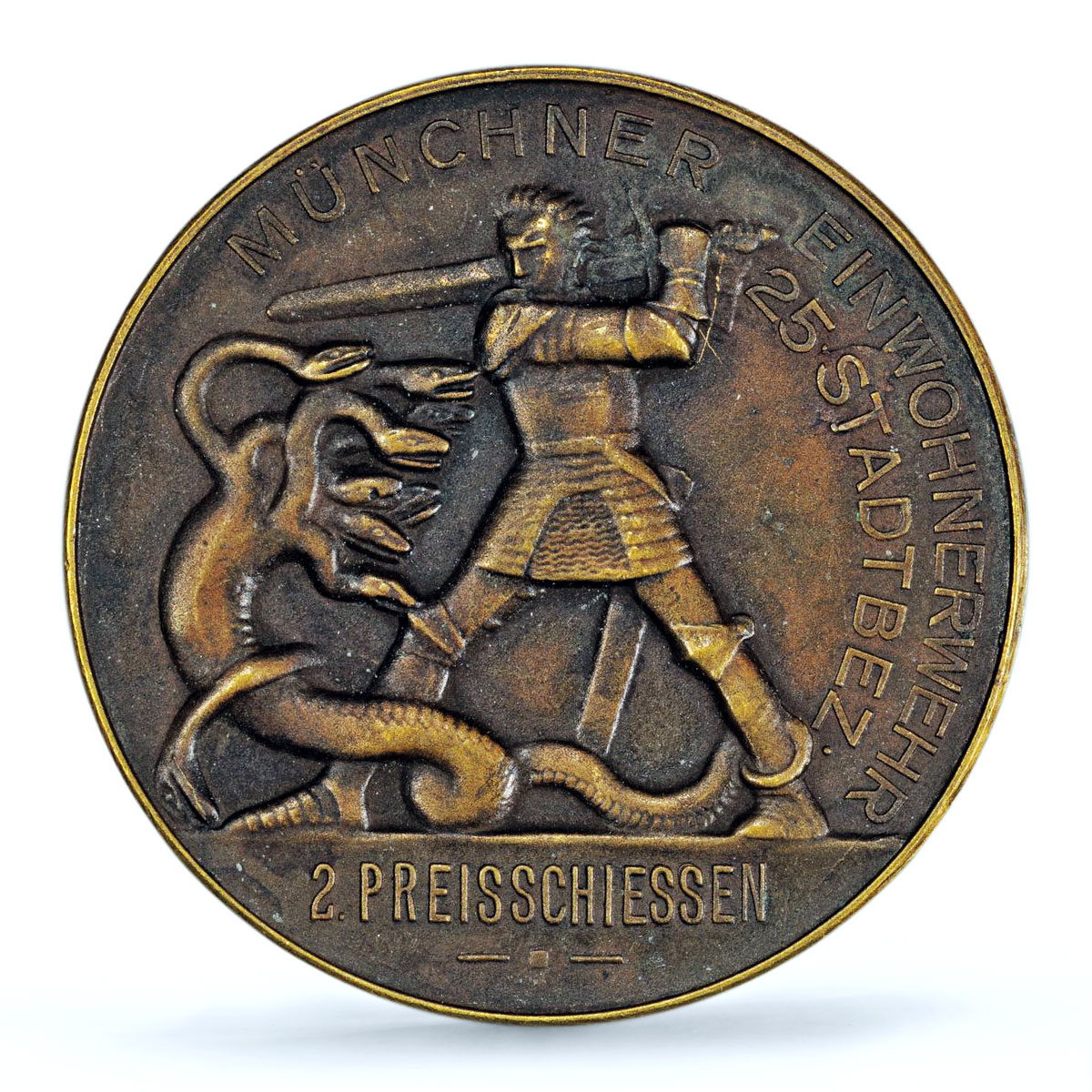 Germany Weimar Shooting 2nd Prize Munchen Munich MS 62 PCGS bronze medal 1920