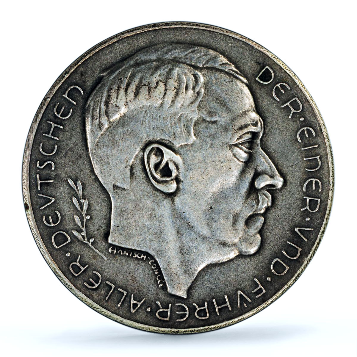Germany Third Reich Hitler Austria Annexation C-116 SP 58 PCGS silver medal 1939