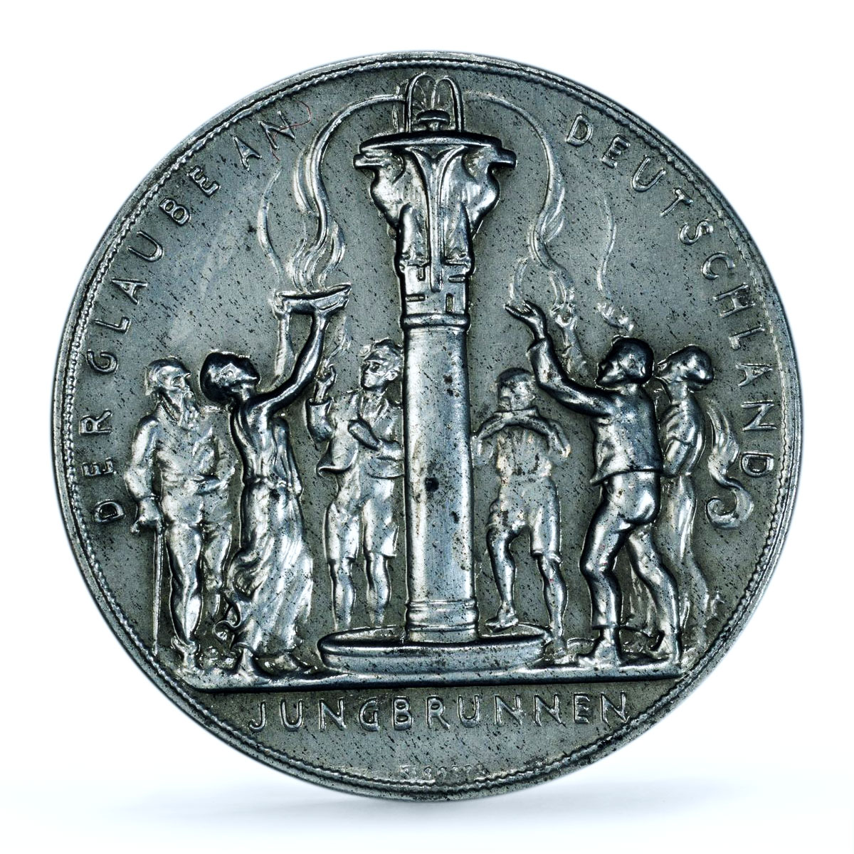Germany Third Reich Reichstag Elections Kienast-489 SP 62 PCGS zinc medal 1933