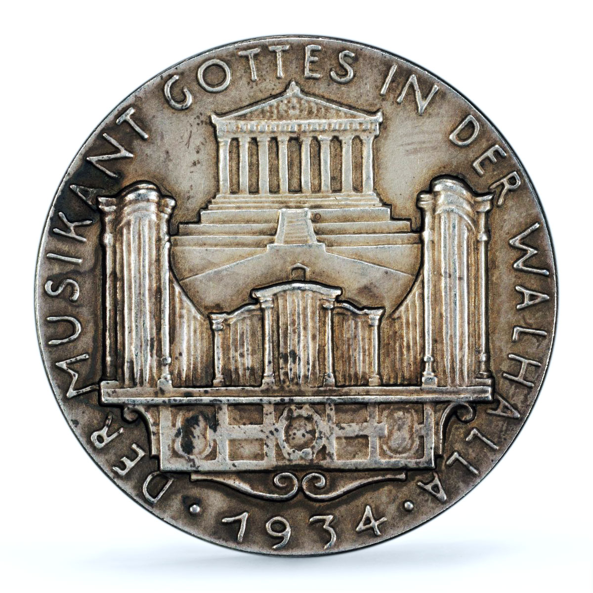 Germany Third Reich Bruckner Composer Kienast-495 SP 63 PCGS silver medal 1934