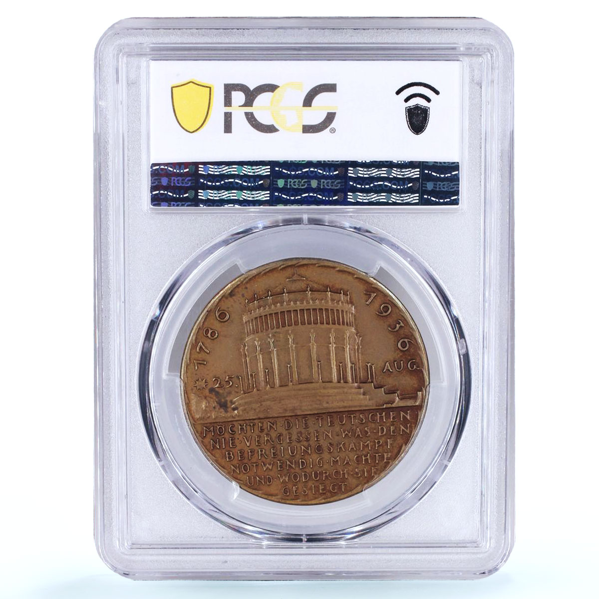 Germany Third Reich Ludwig I Bavarian Kienast-521 SP 63 PCGS bronze medal 1936