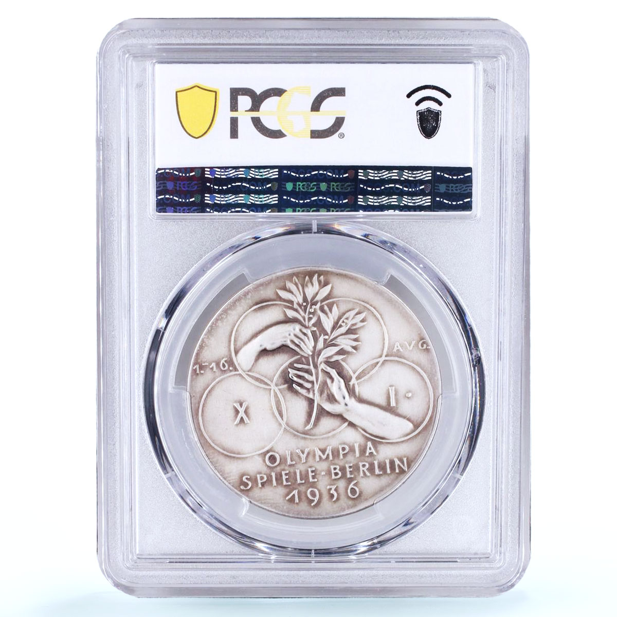 Germany Third Reich Olympiad Berlin Kienast-520 SP 62 PCGS silver medal 1936