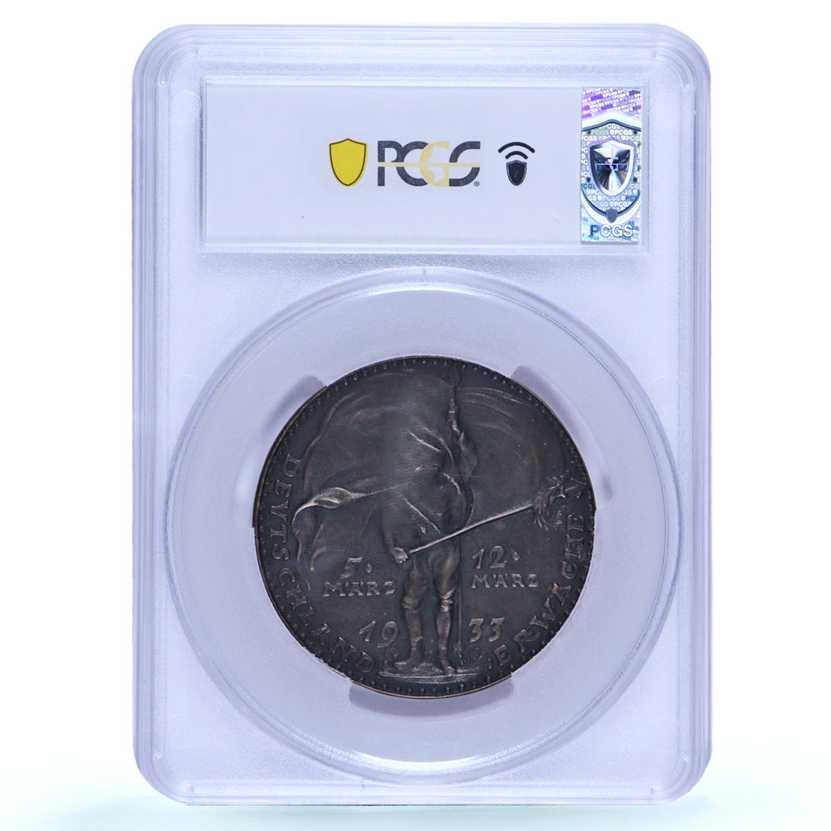 Germany Third Reich Hitler NSDAP C-34 Kienast-483 MS 63 PCGS bronze medal 1933