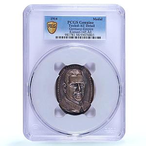 Germany Empire WWI Maximilian von Spee Kienast-145 AU PCGS bronze medal 1914