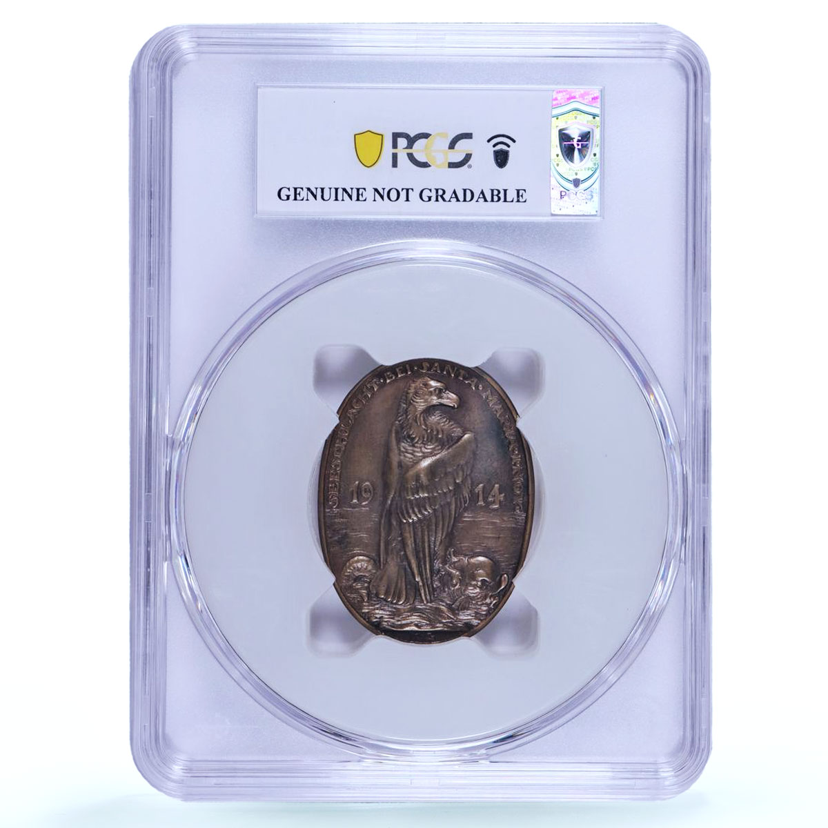 Germany Empire WWI Maximilian von Spee Kienast-145 AU PCGS bronze medal 1914