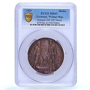 Germany Weimar Hitler Putsch Munich C-1 Kienast-302 MS 63 PCGS bronze medal 1923