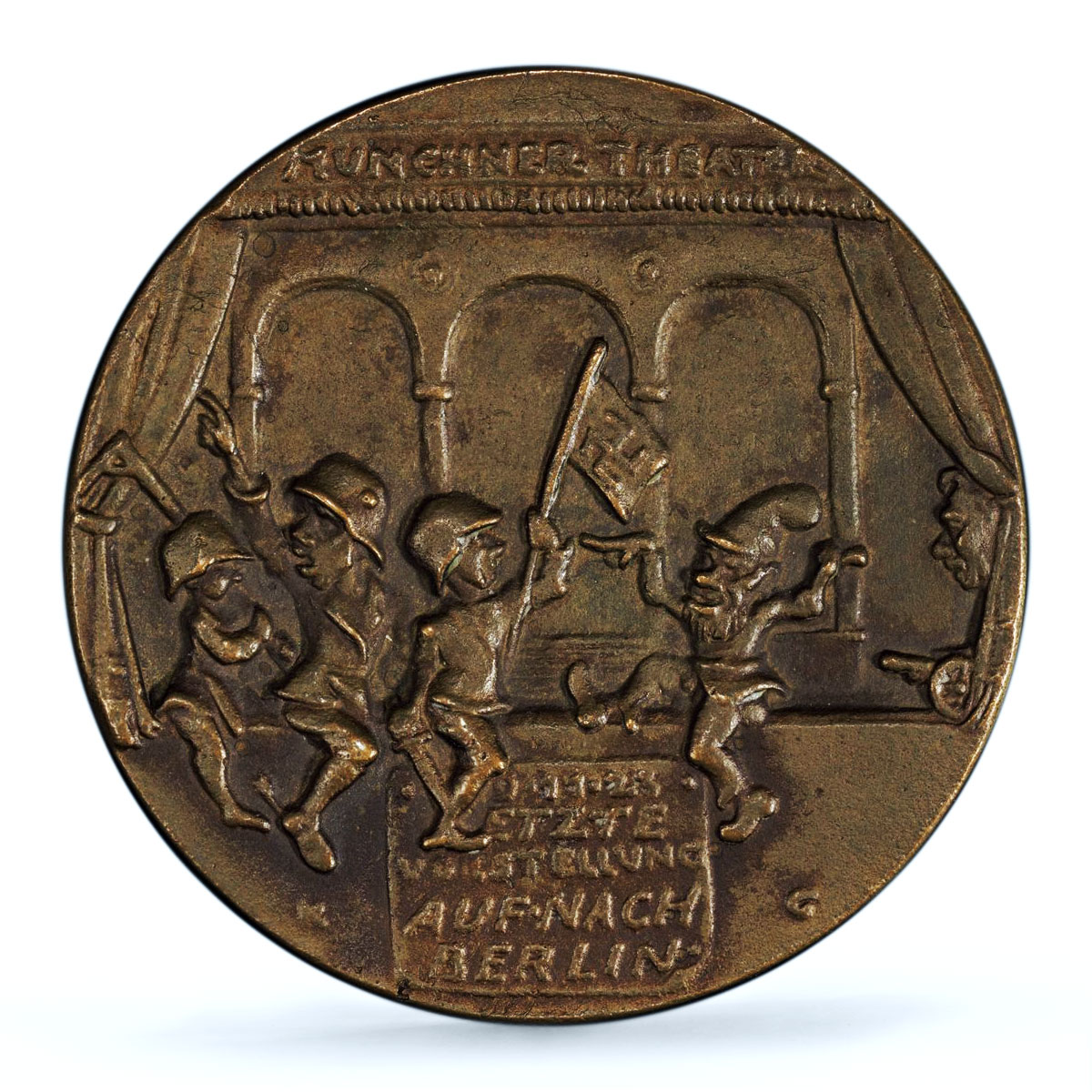 Germany Weimar Hitler Putsch Munich C-1 Kienast-302 MS 63 PCGS bronze medal 1923