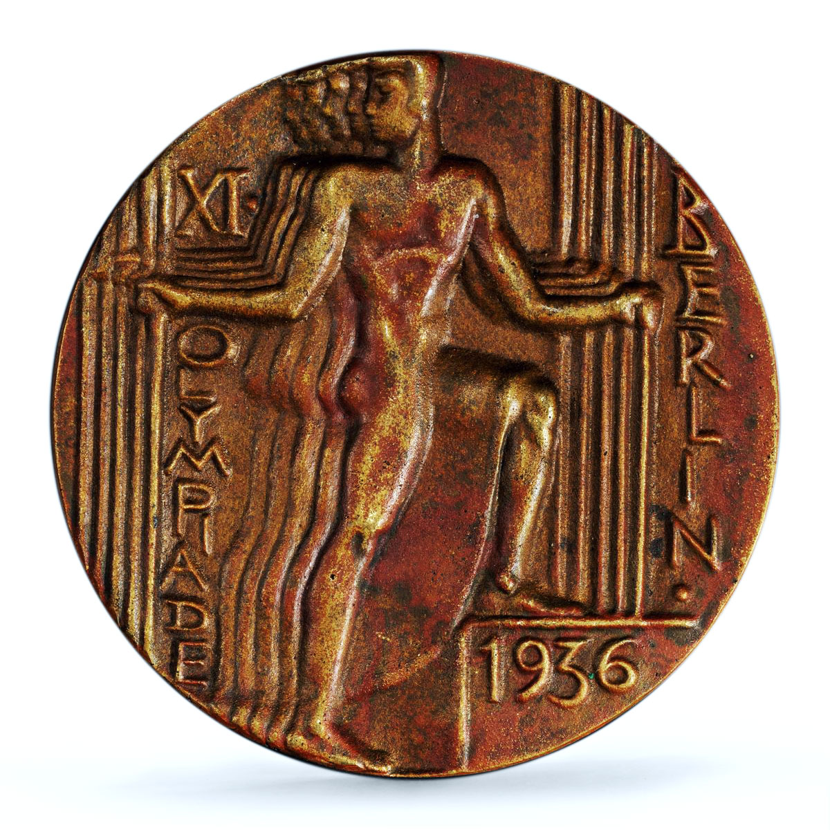 Germany Third Reich Olympiad Berlin Otto Placzek MS 61 PCGS bronze medal 1936