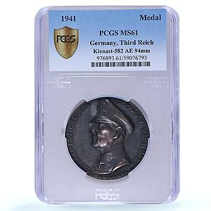 Germany Third Reich Rommel Africa Camel Kienast-582 MS 61 PCGS bronze medal 1941
