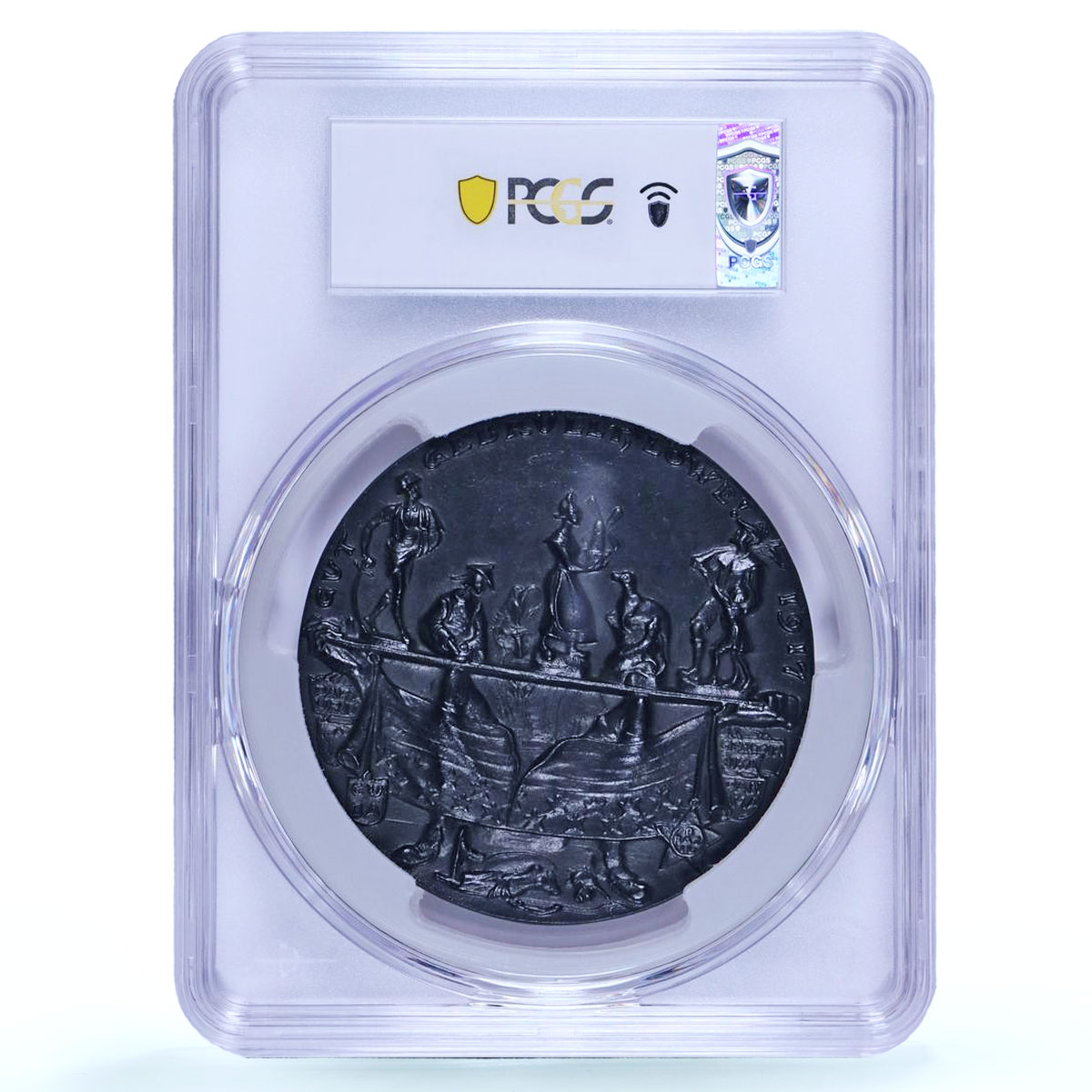 Germany Empire WWI Russia Falling Out Kienast-198 MS 63 PCGS iron medal 1917
