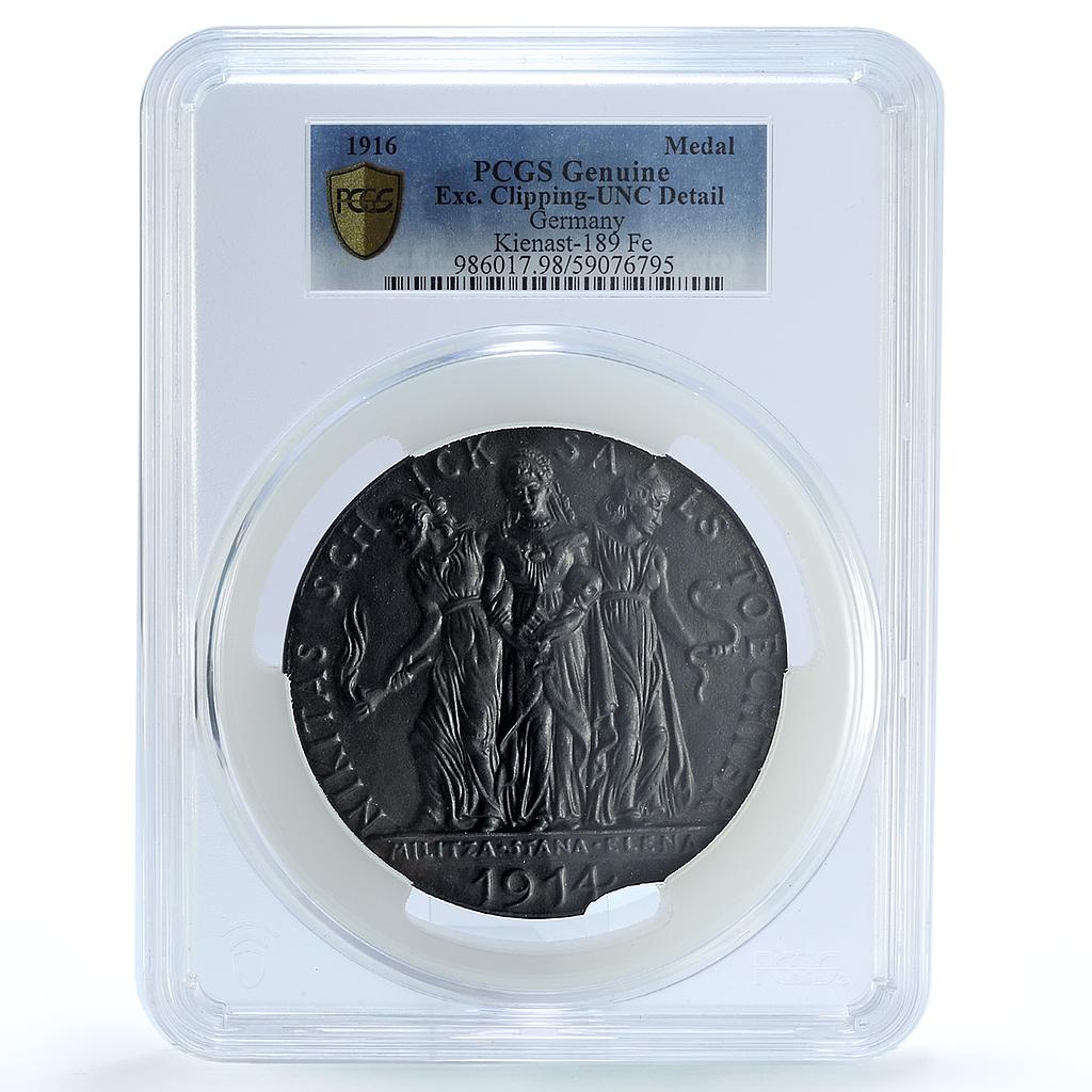 Germany Montenegro Defeat Nikitas Daughters Kienast-189 Goetz PCGS medal 1916 Germany Montenegro Defeat Nikitas Daughters Kienast-189 Goetz PCGS medal 1916