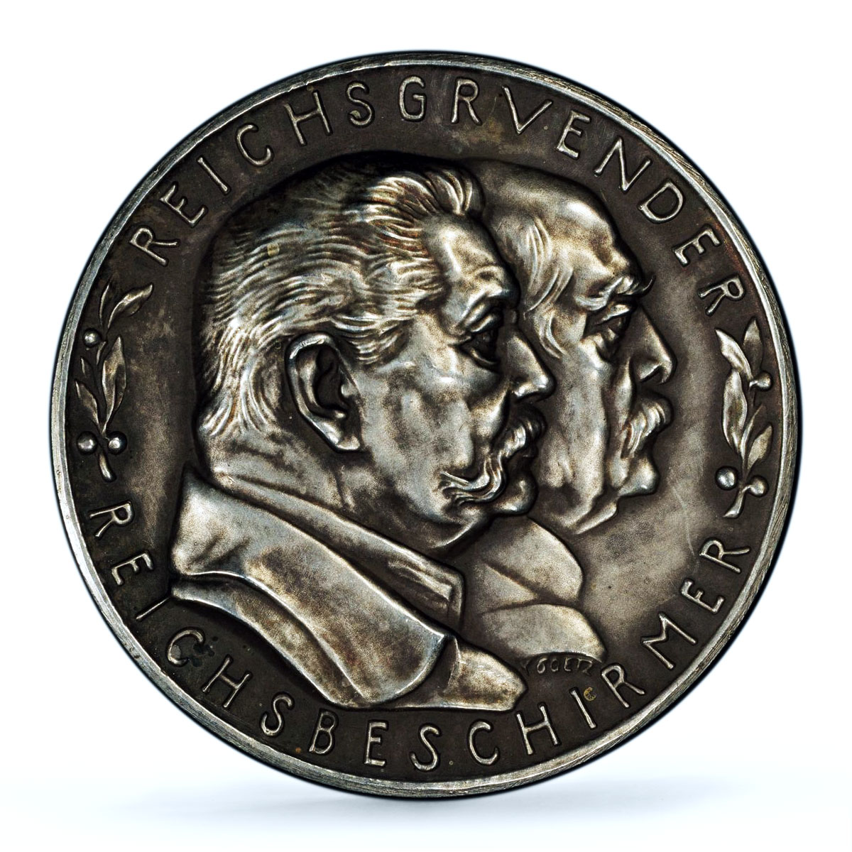 Germany Weimar Bismarck Hindenburg Kienast-457 SP 63 PCGS silver medal 1931