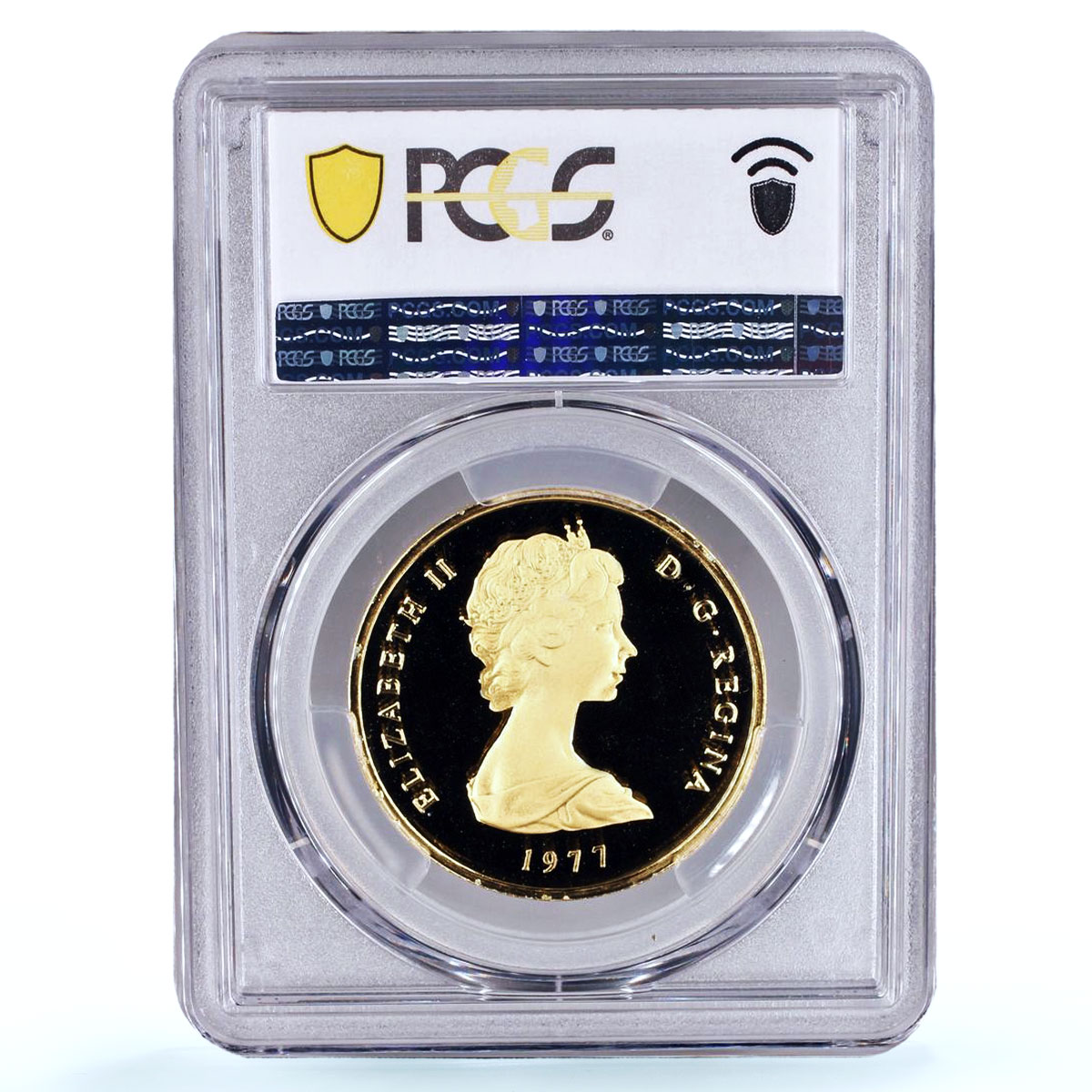 Turks and Caicos Islands 100 crowns George III KM-22 PR 70 PCGS gold coin 1977