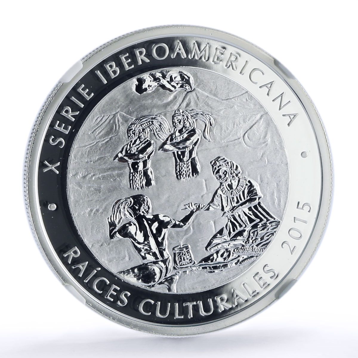 Guatemala 1 quetzal Maya Kiche Roots Ibero-American PF 69 NGC silver coin 2015