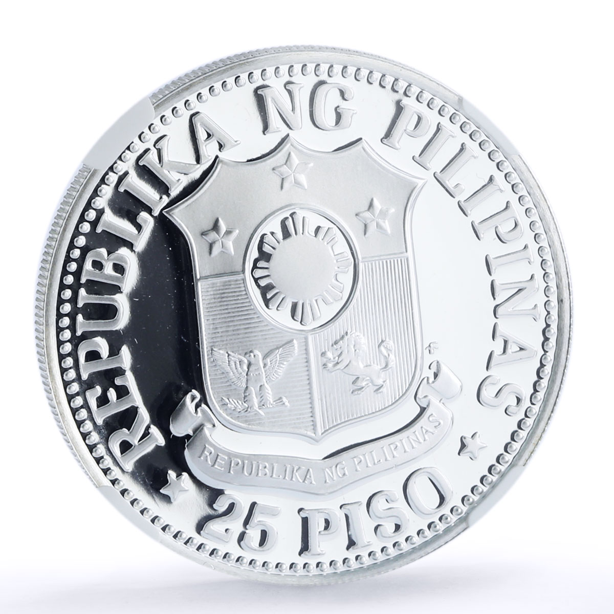 Philippines 25 piso FAO World Food Day Woman PF70 NGC silver coin 1976