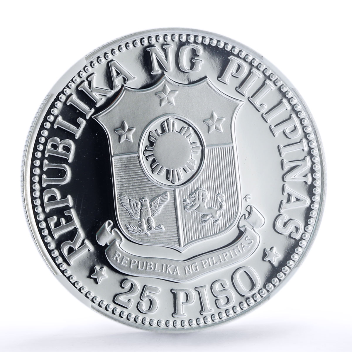 Philippines 25 piso FAO World Food Day Woman PF67 NGC silver coin 1976