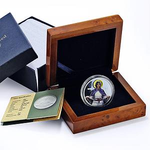 Niue 2 dollars Virgin Mary Orthodox Shrines Religion Art proof silver coin 2011