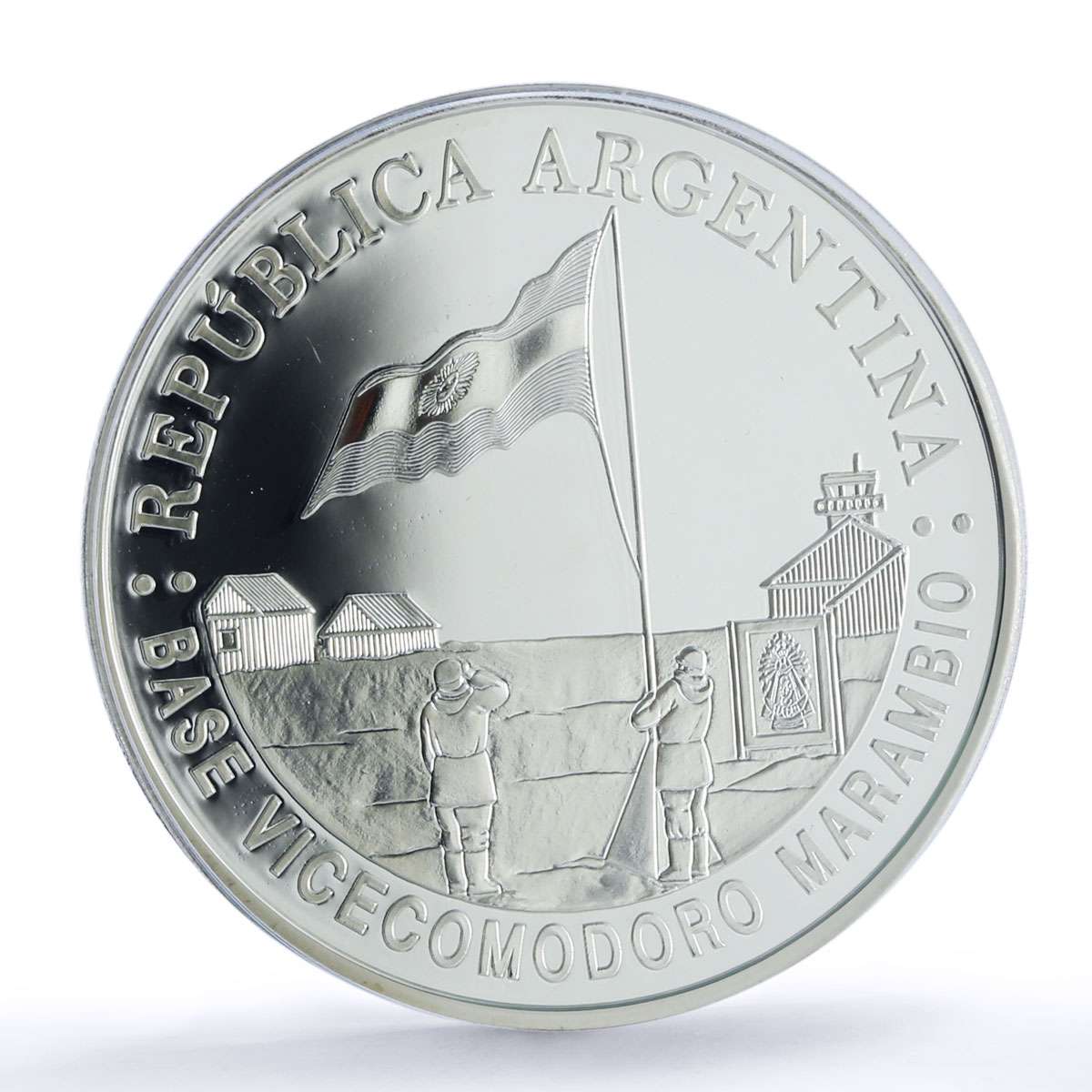 Argentina 5 pesos International Polar Year PR 69 PCGS silver coin 2007