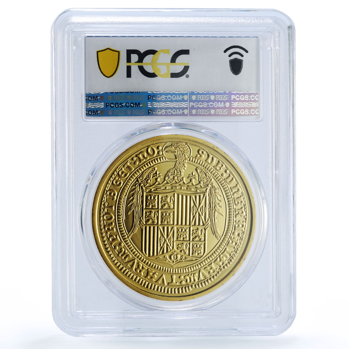 Spain Segovia 4 Excelentes Restrike Replica 1474 MS 70 PCGS silver token 2020