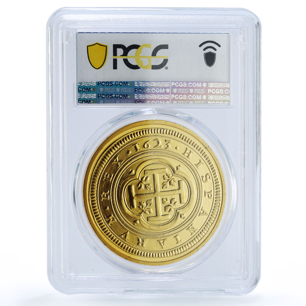 Spain Philip IV 100 Escudos Restrike Replica 1623 MS 69 PCGS silver token 2020