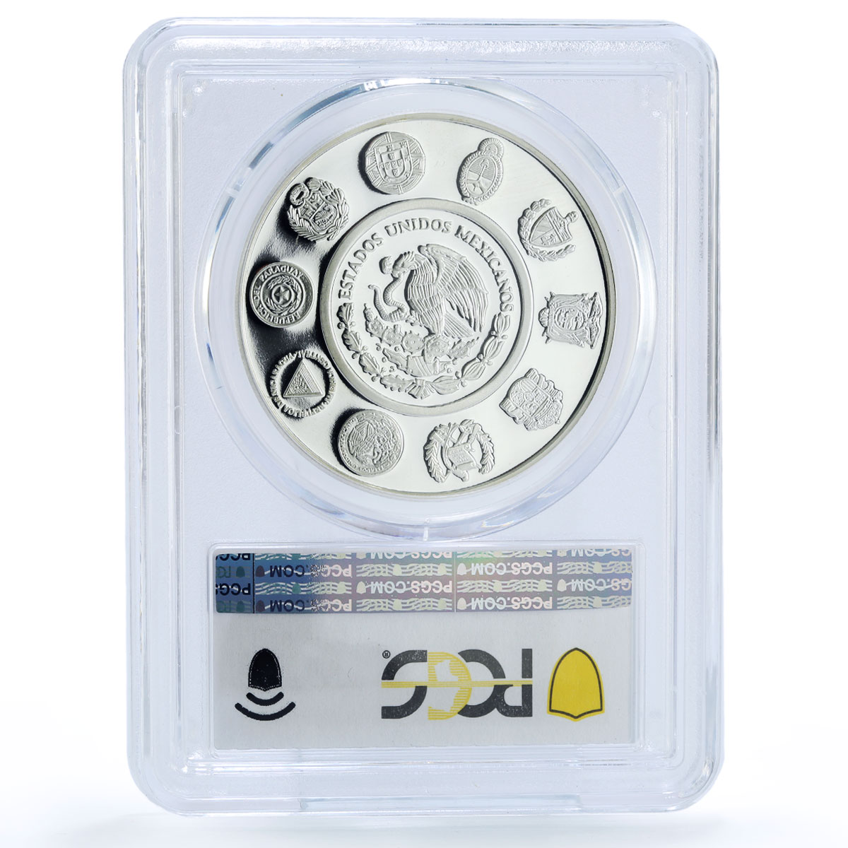 Mexico 5 pesos Acapulco Galleon Ship Ibero-American PR 68 PCGS silver coin 2003
