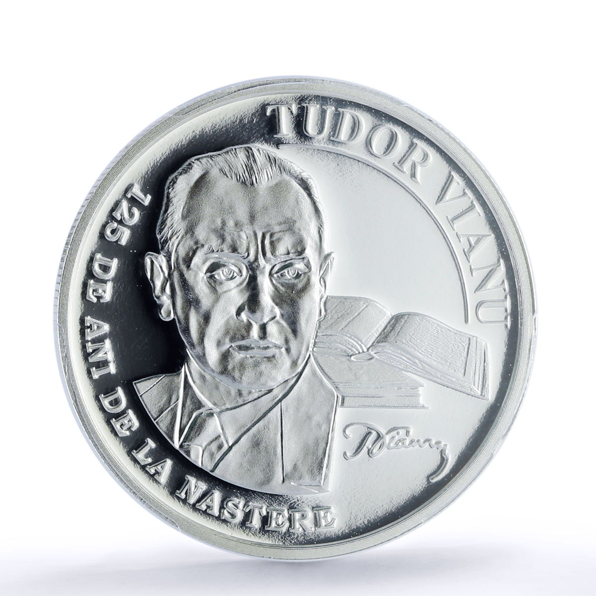 Romania 10 lei Tudor Vianu Philosopher Science PR 69 PCGS silver coin 2022