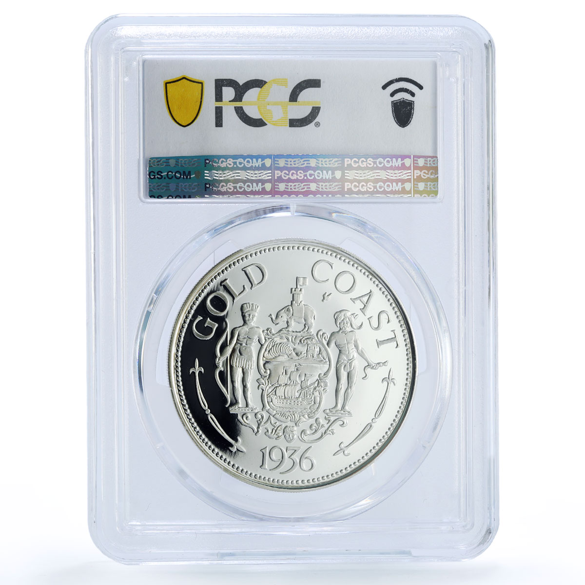 Gold Coast Edward VIII Crown Hearn Patterns 1936 PR 69 PCGS silver medal 1984