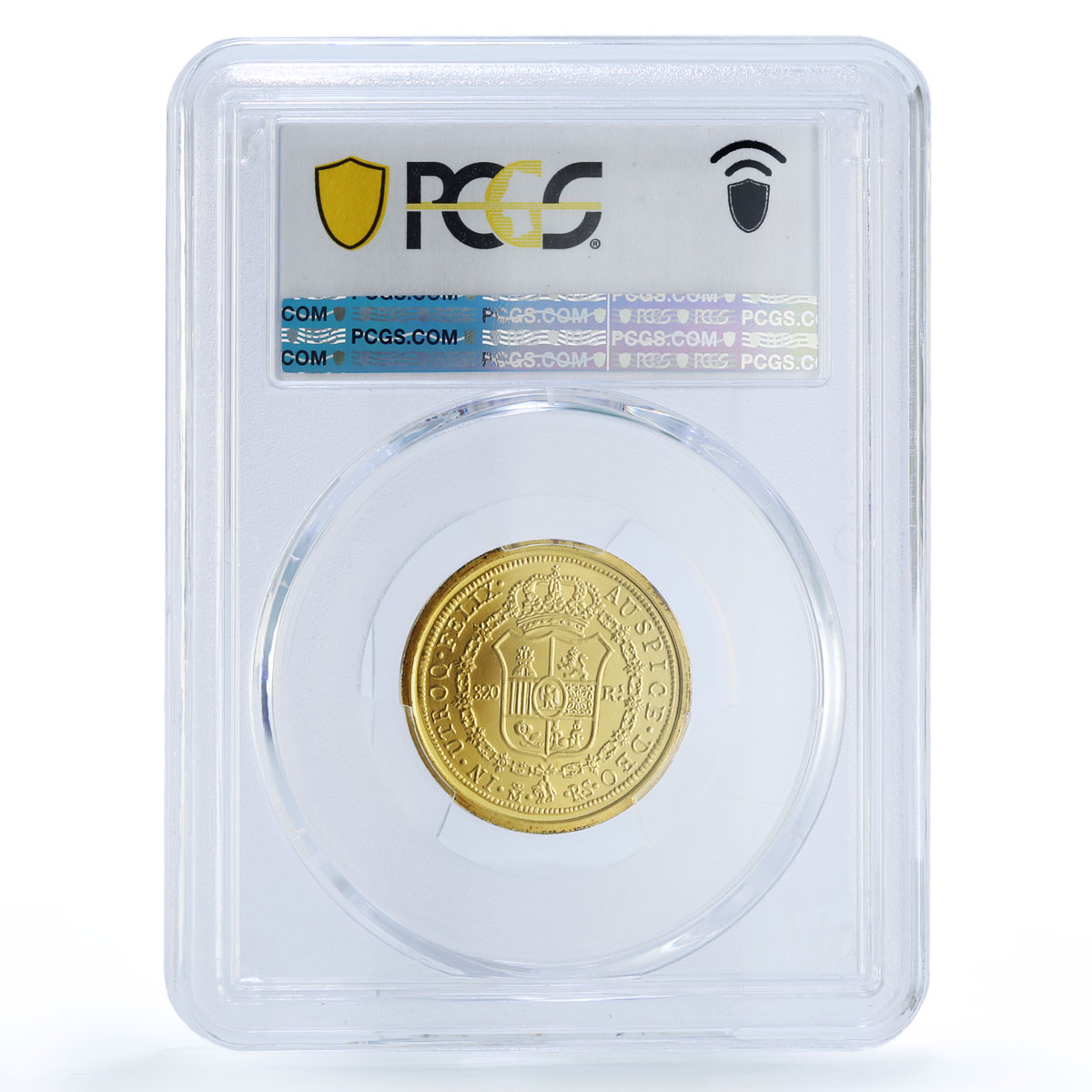 Spain Napoleon 320 Reales Restrike Replica 1810 MS 70 PCGS silver token 2020