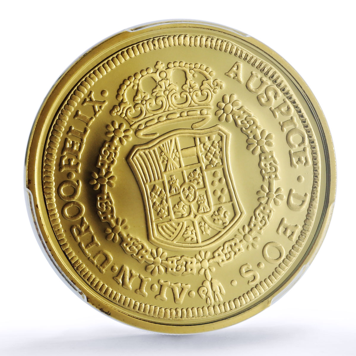 Spain Charles III 8 Escudos Restrike Replica 1762 MS 69 PCGS silver token 2020