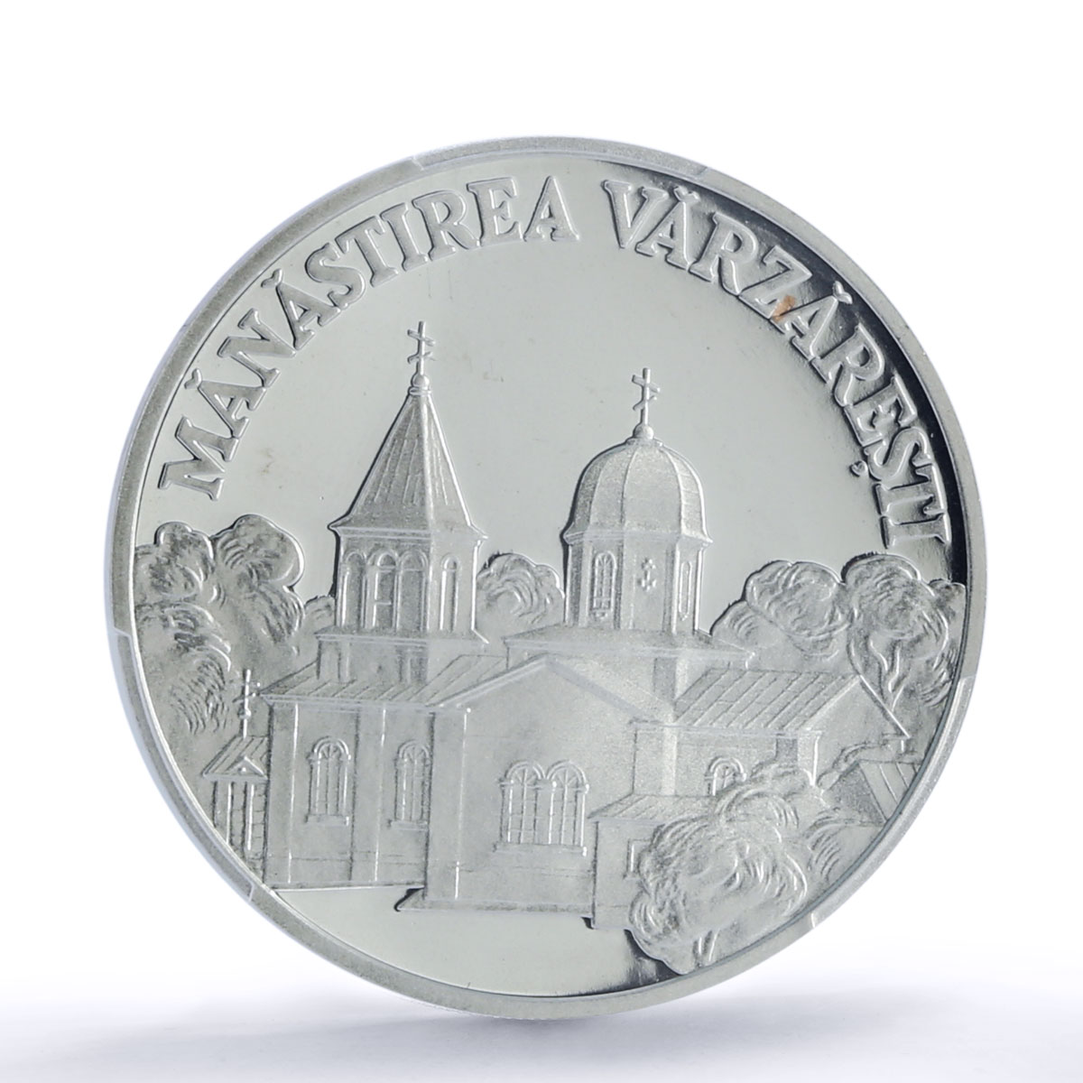 Moldova 50 lei Varzaresti Monastery Church Religion PR 69 PCGS silver coin 2000