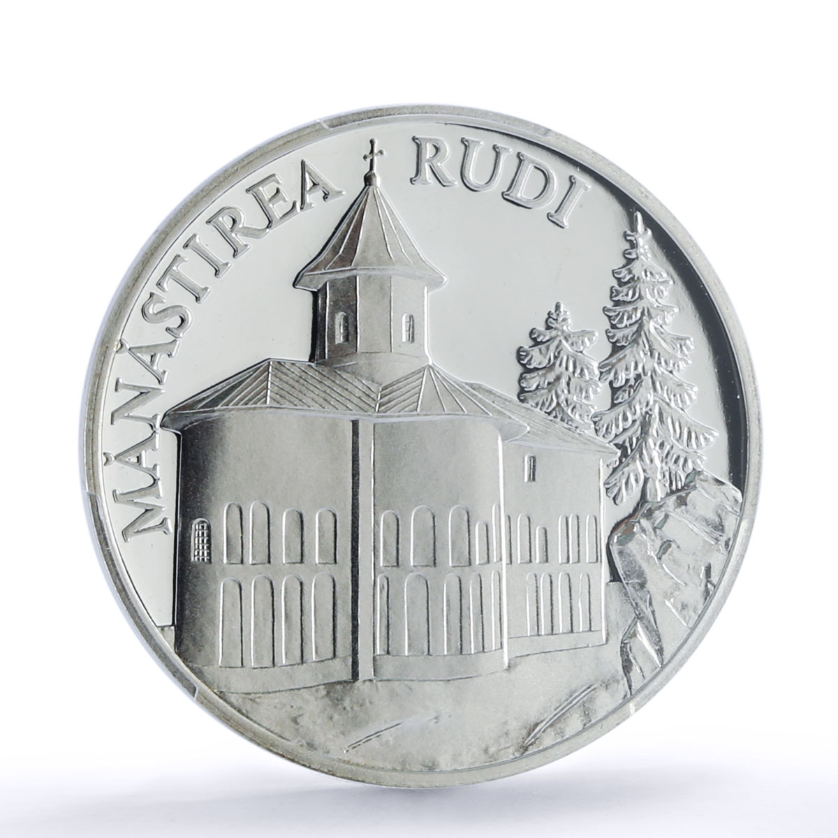 Moldova 50 lei Rudi Monastery Church Religion PR 69 PCGS silver coin 2000