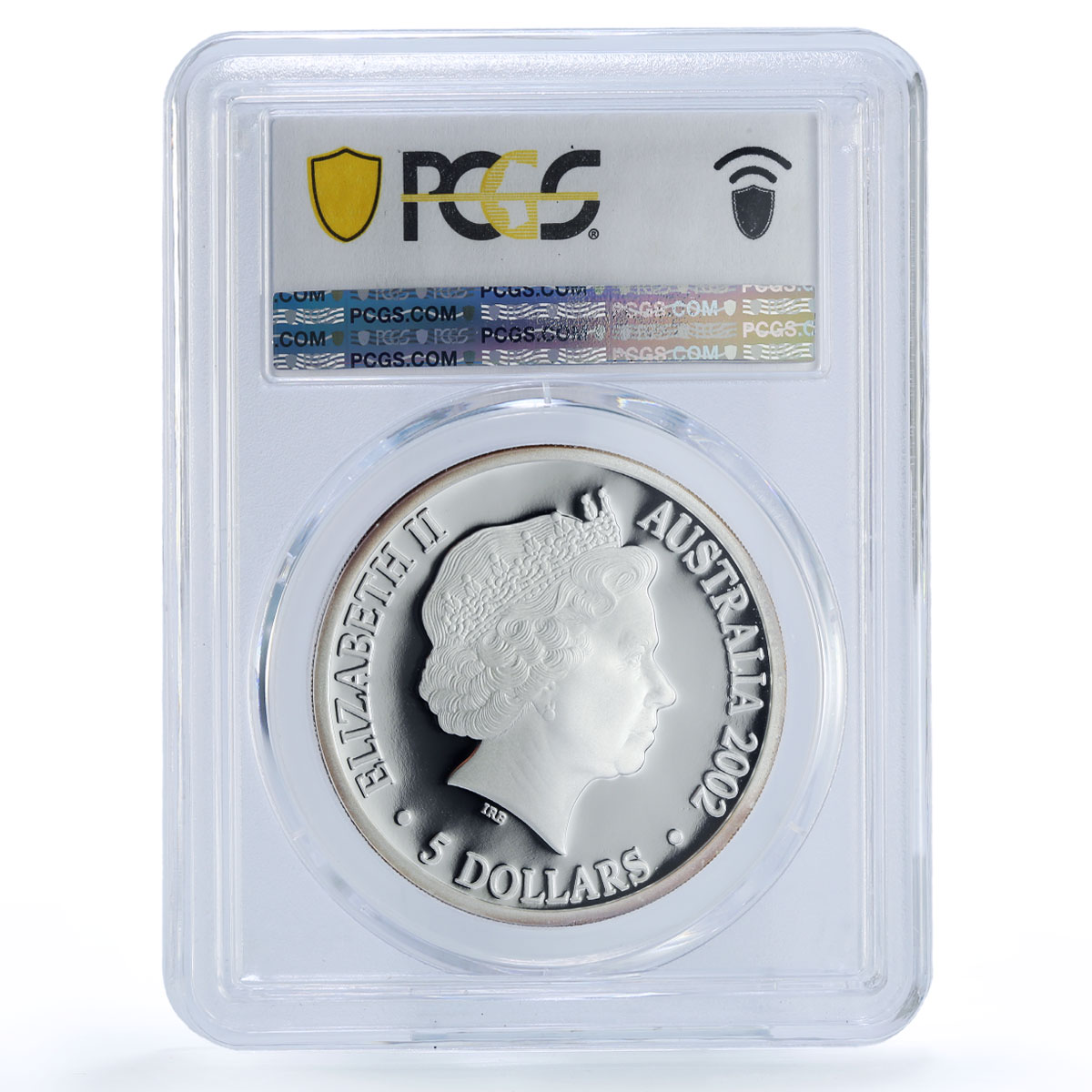 Australia 5 dollars Year of the Outback Hologram PR 69 PCGS silver coin 2002